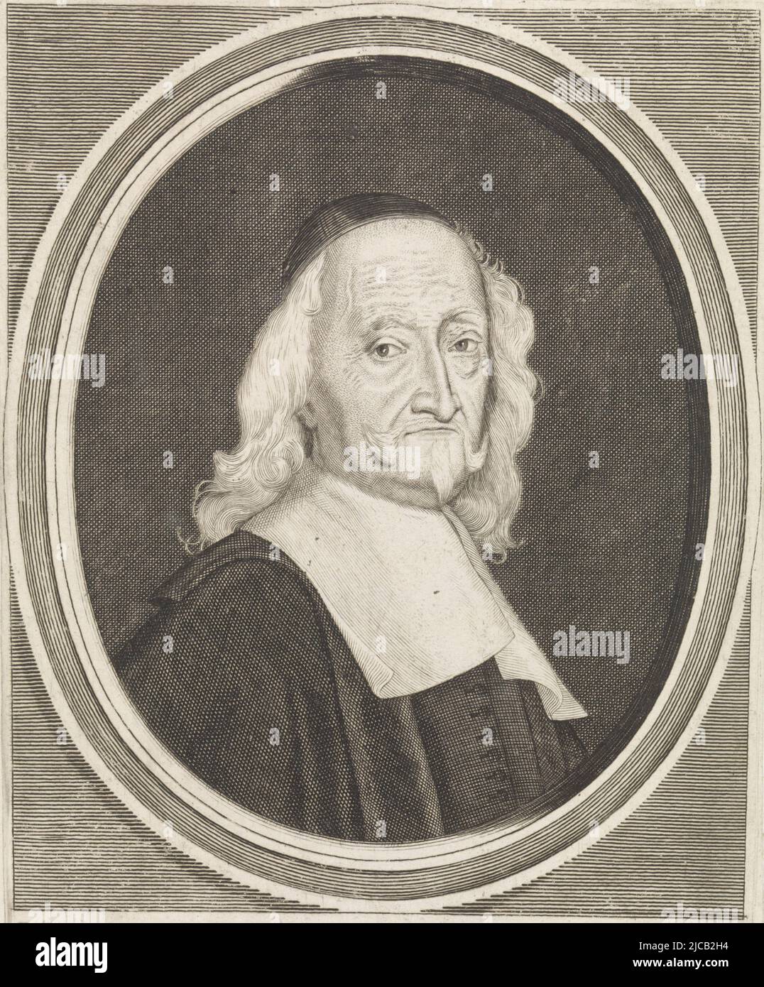 Ritratto di Hendrik Willem van Starhemberg-Schaunberg in fondo al margine il suo titolo e la sua funzione in italiano, Ritratto di Hendrik Willem van Starhemberg-Schaunberg, tipografia: Cornelis Meyssens, (menzionato in oggetto), disegnatore intermediario: Jan de Herdt, (menzionato in oggetto), editore: Giovanni Battista Hacque, 1670 (possibilmente 1674), Vienna, incisione, a 242 mm x l 159 mm Foto Stock