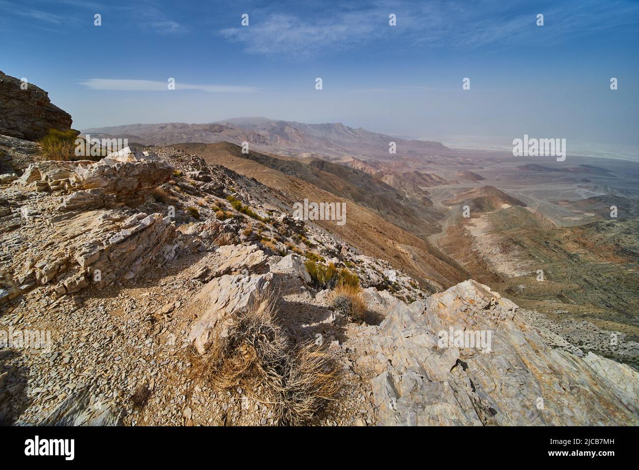 Splendida vista sulla montagna del parco della Death Valley Foto Stock