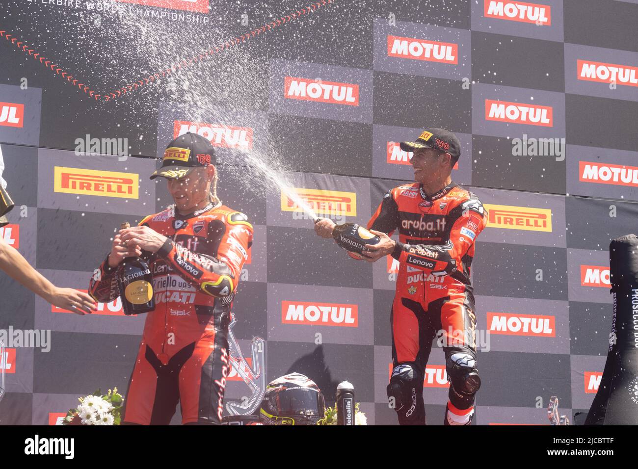 21 RINALDI Michael Ruben ITA Ducati Panigale V4R durante il Motul FIM Superbike Championship - gara domenicale Round Italiano durante il Mondiale Superbike - Foto Stock