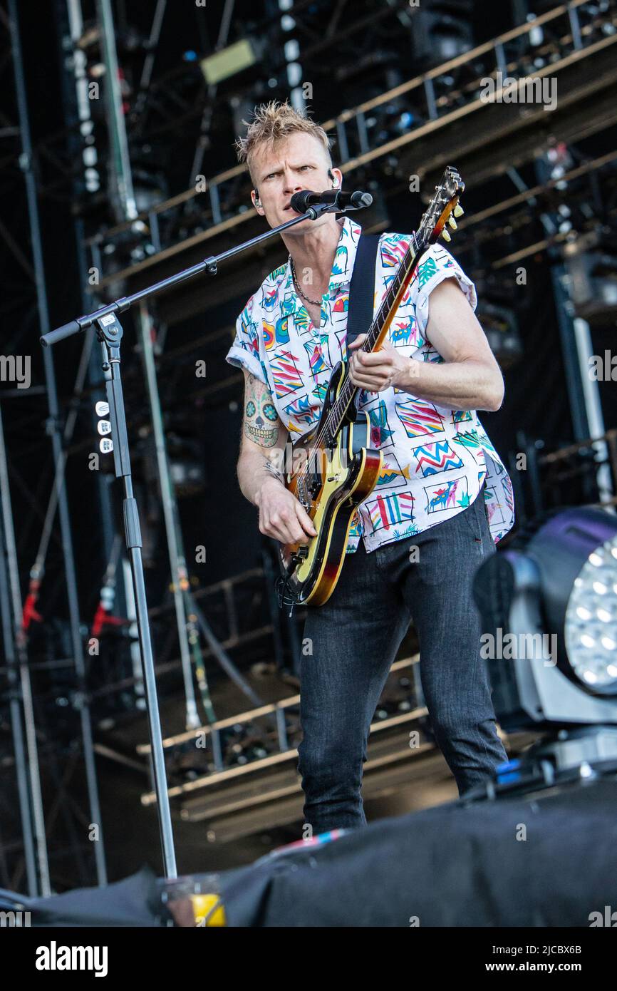 Milano Italia. 11 giugno 2022. La band canadese indie rock MADRE suona