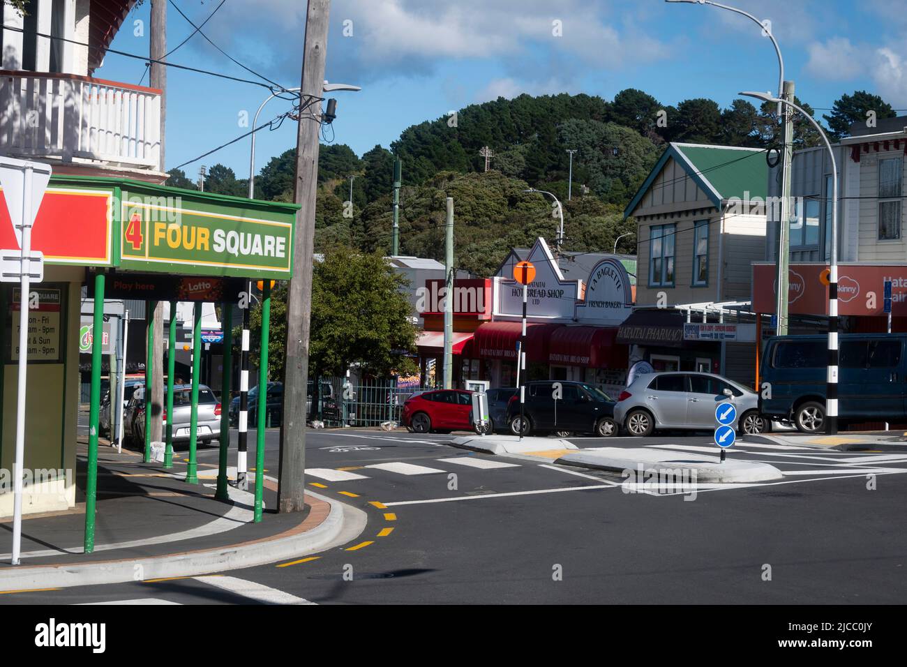 Suburban Center, Hataitai, Wellington, Isola del Nord, Nuova Zelanda Foto Stock