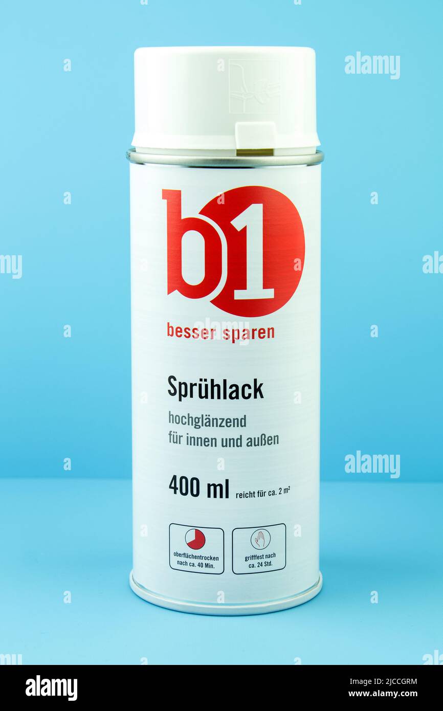 1 dose Sprühlack hochglänzend 400 ml su B1 Foto Stock