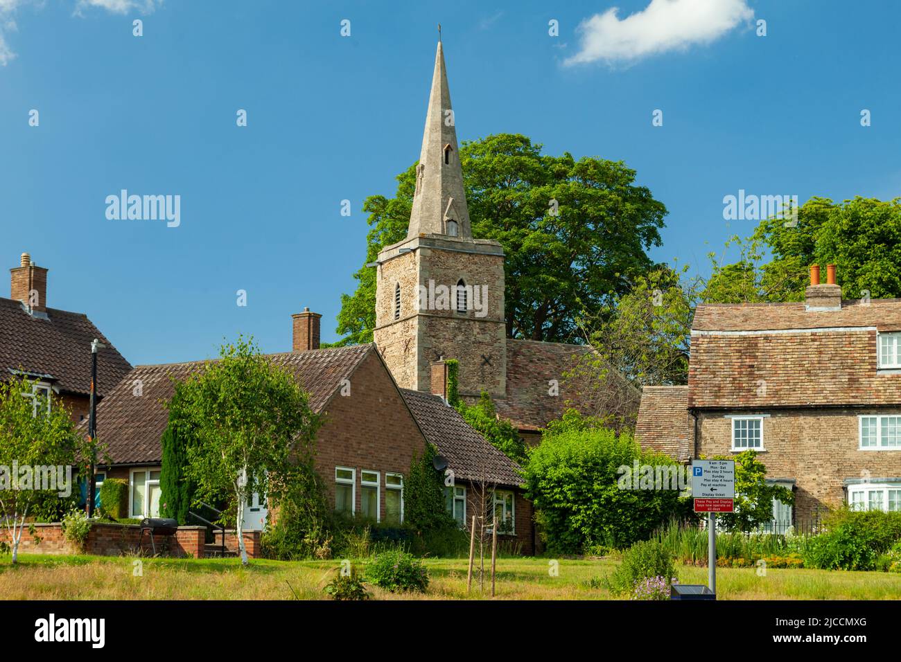 Chiesa di San Pietro a Cambridge, Inghilterra. Foto Stock