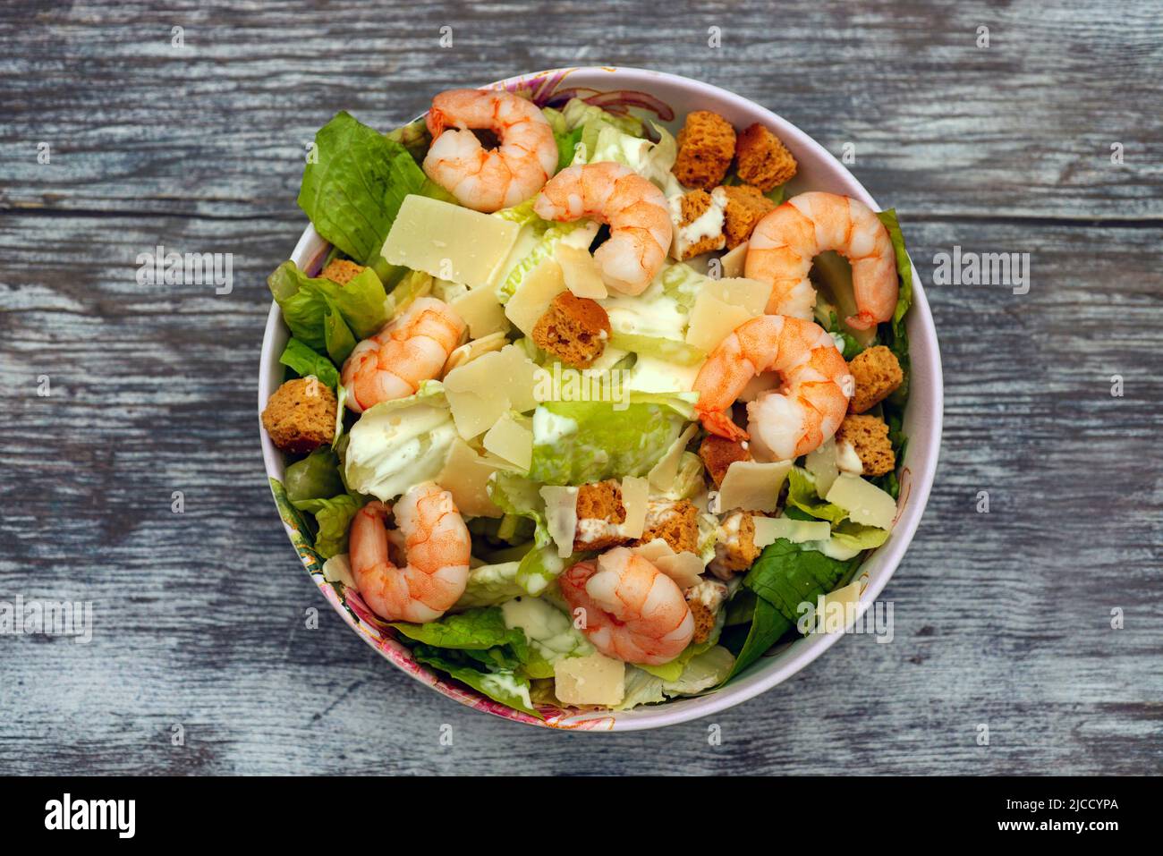 Insalata di gamberi Foto Stock