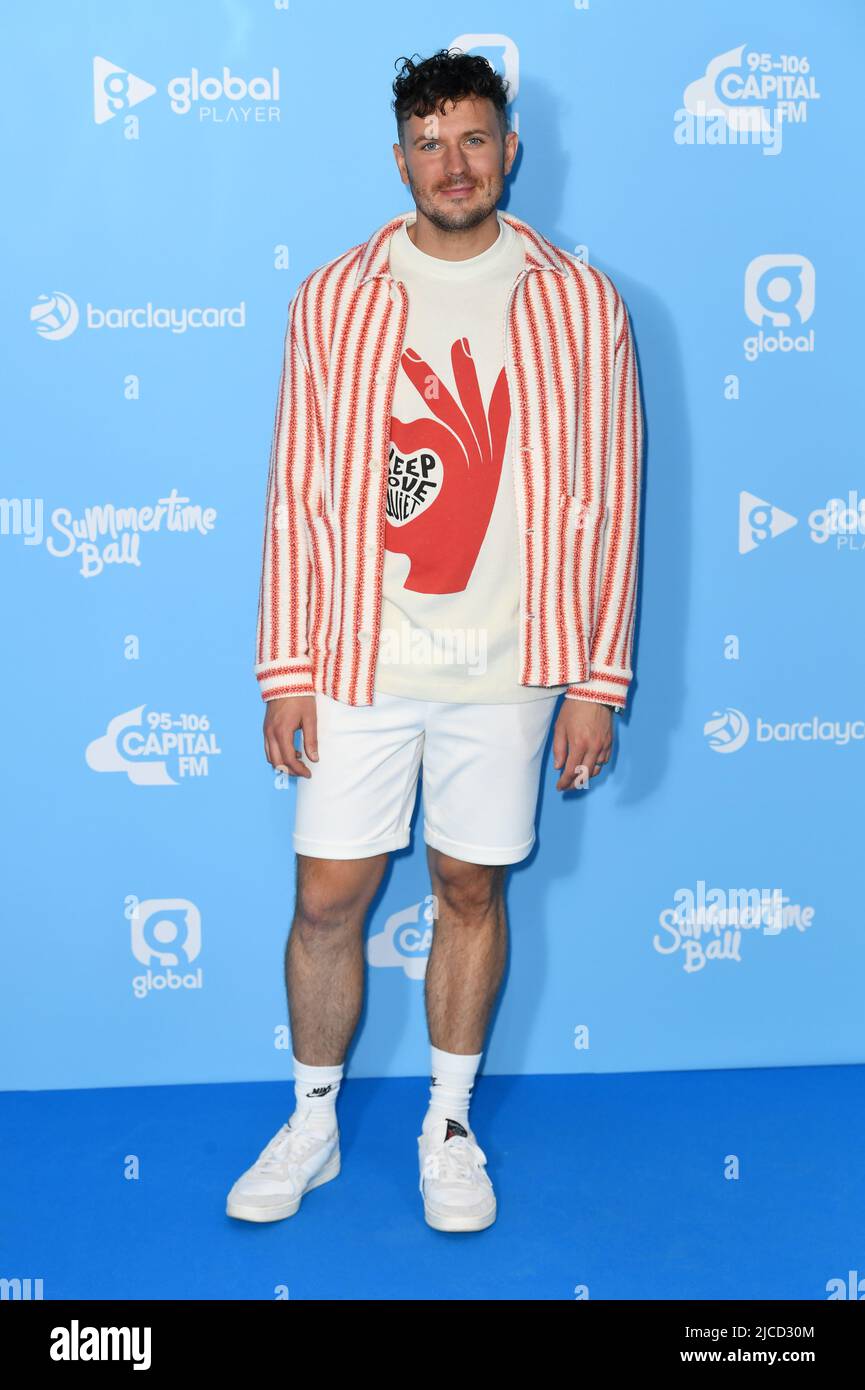 Giugno 12th, 2022. Londra, Regno Unito. Jimmy Hill al Capital FM Summertime Ball, Stadio di Wembley, Londra. Credit: Doug Peters/EMPICS/Alamy Live News Foto Stock