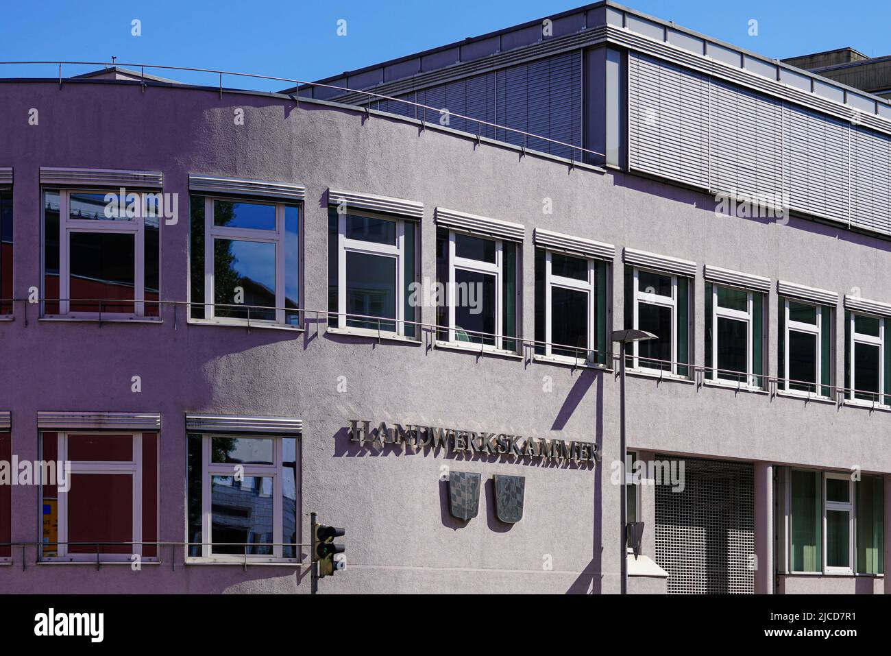 Costruzione della Camera dei Mestieri bassa Baviera-Palatinato superiore a Passau , Baviera, Germania, 11.6.22 Foto Stock