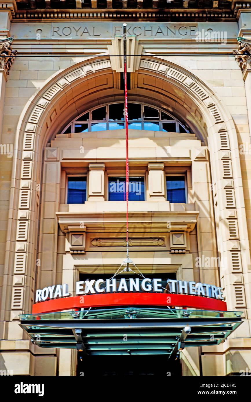Royal Exchange Theatre, Manchester, Inghilterra Foto Stock
