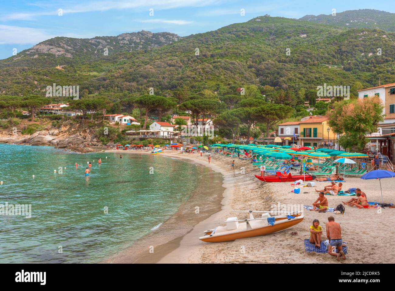 Sant'Andrea, Elba, Toscana, Italia Foto Stock