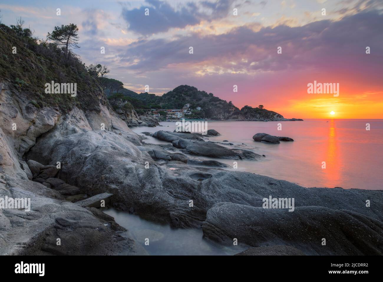 Sant'Andrea, Elba, Toscana, Italia Foto Stock