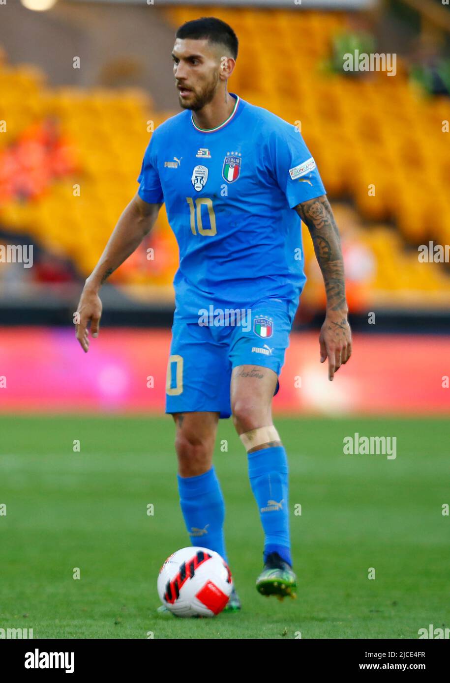 WOLVERHAMPTON INGHILTERRA - GIUGNO 11 : durante la UEFA Nations League - Gruppo A3 tra Inghilterra e Italia al Molineux Stadium di Wolverhampton il 11th giugno Foto Stock