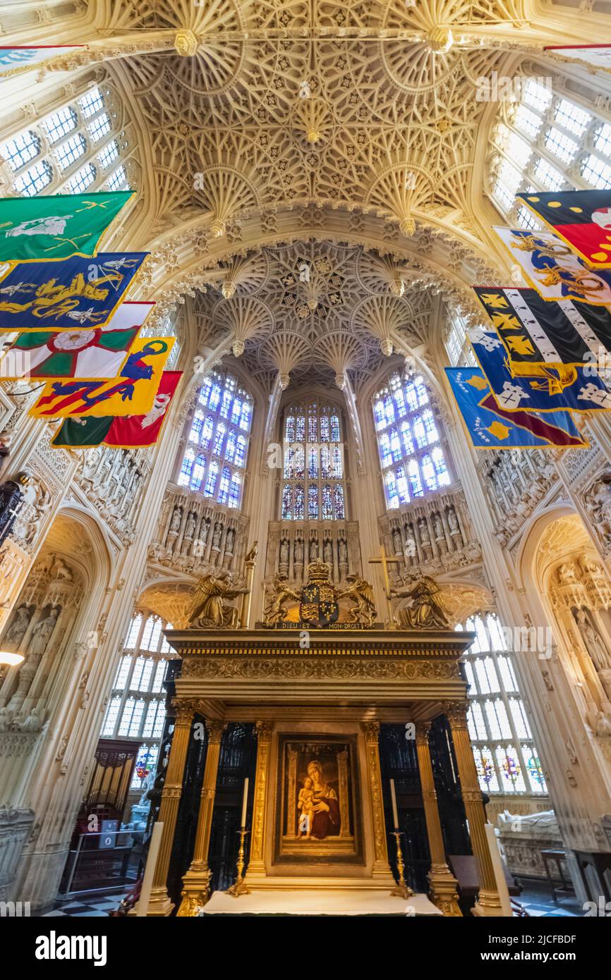 Inghilterra, Londra, Abbazia di Westminster, Henry VIII's Lady Chapel Foto Stock