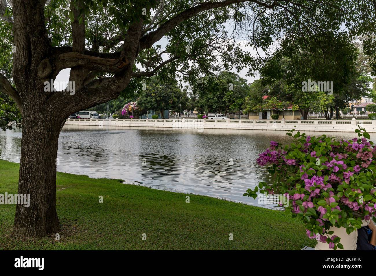 Bang Pa-in, Palazzo d'Estate della famiglia reale, Fiume Chao Phraya, Provincia di Phra Nakhon si Ayutthaya, Tailandia Foto Stock