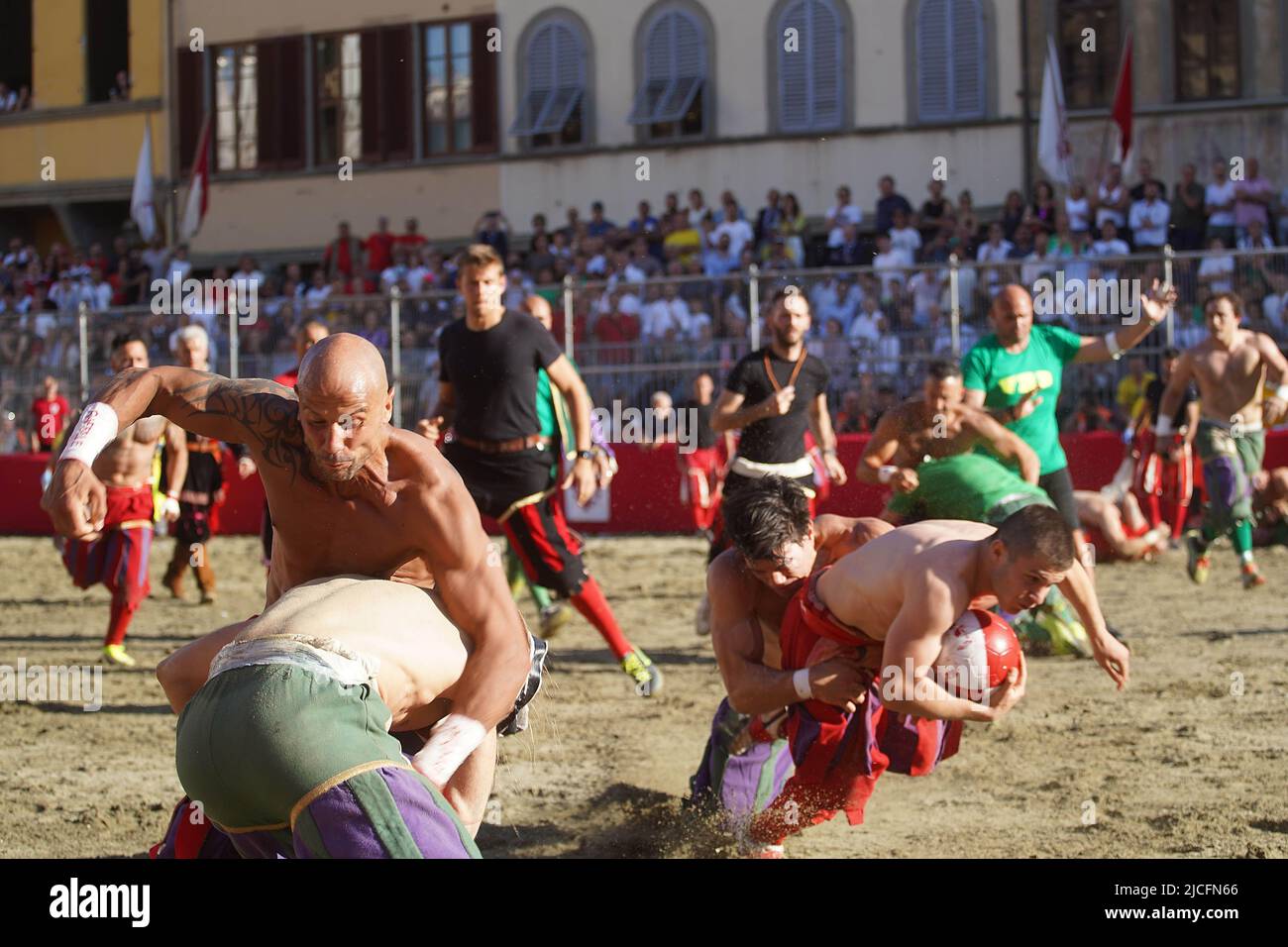 Calcio storico Fiorentino Firenze Foto Stock