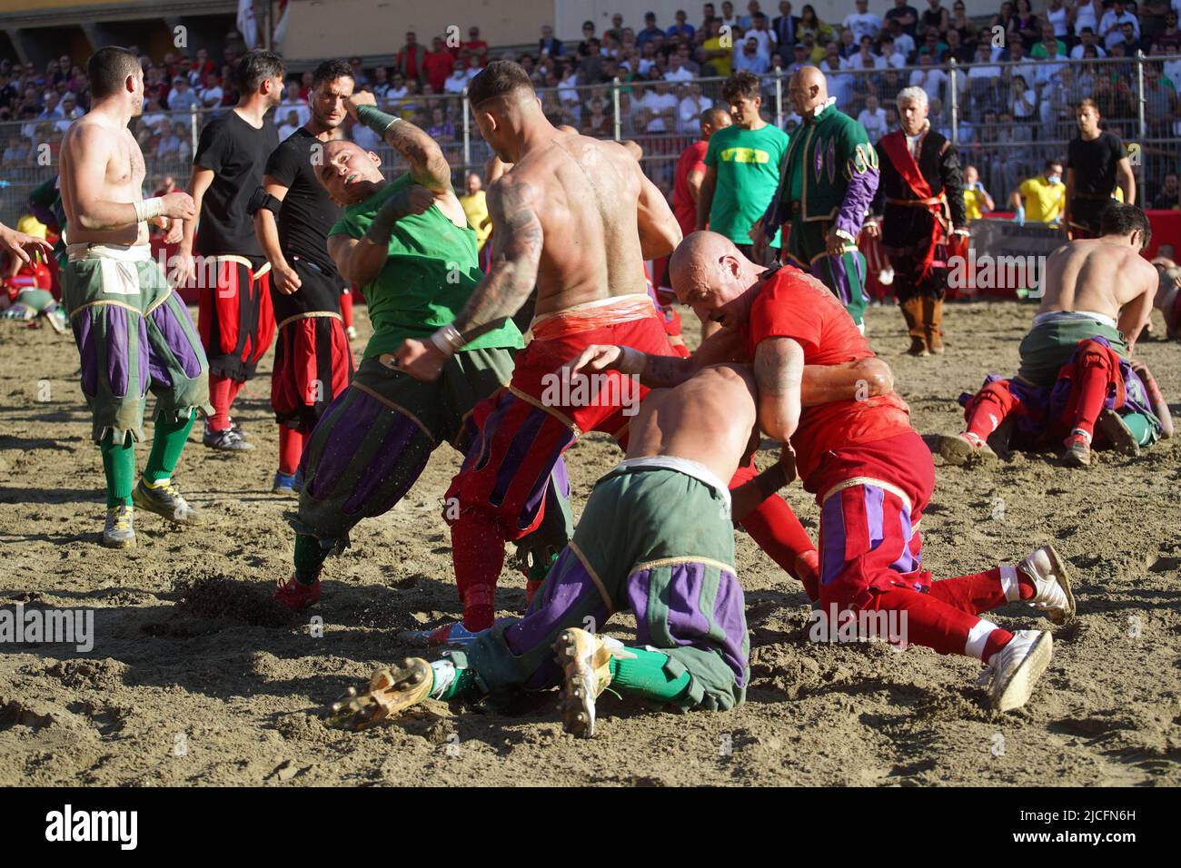 Calcio storico Fiorentino Firenze Foto Stock