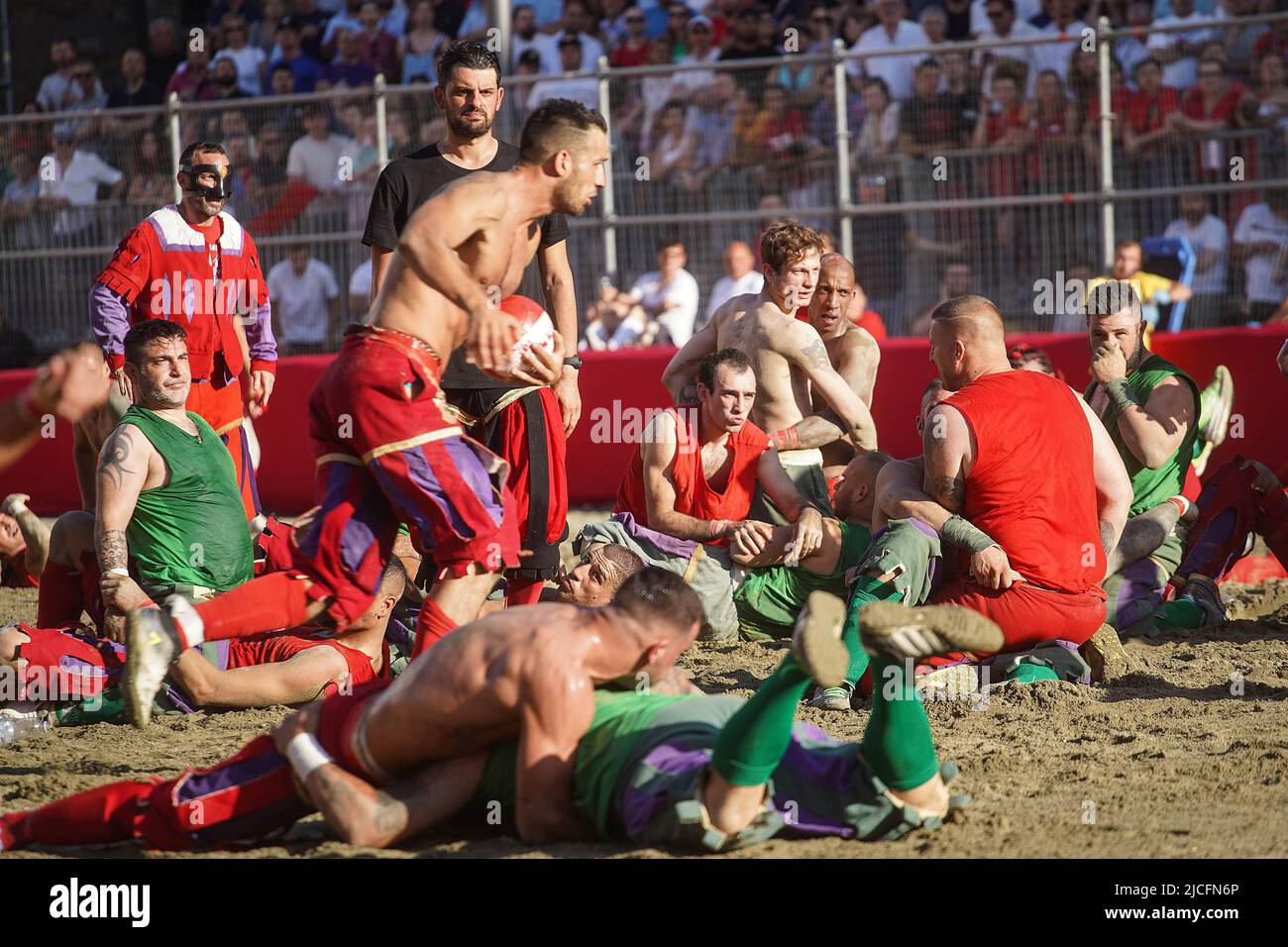 Calcio storico Fiorentino Firenze Foto Stock