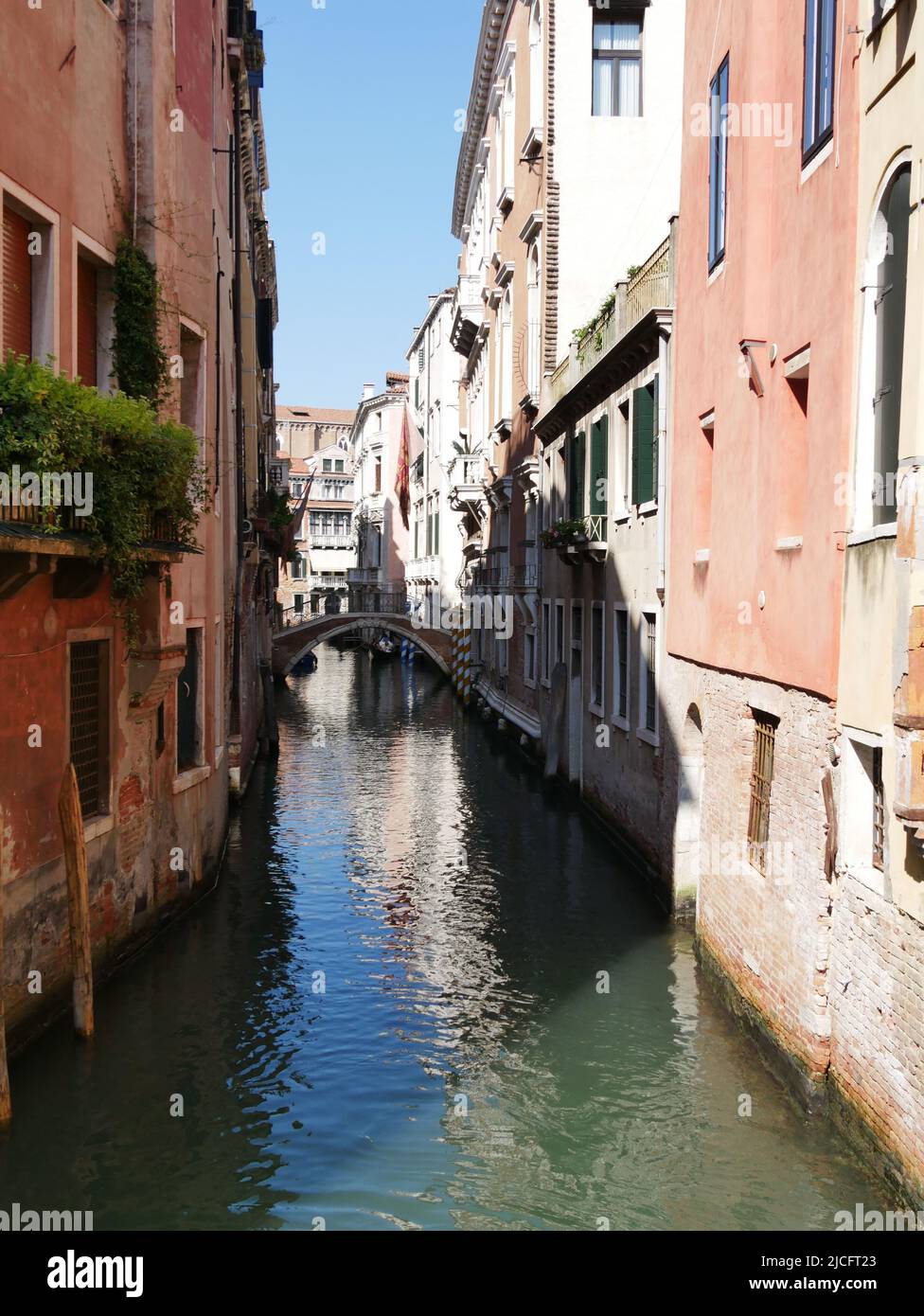 Venezia e la sua laguna sono Patrimonio Mondiale UNESCO. Venezia si sviluppa su 118 isolette. Foto Stock