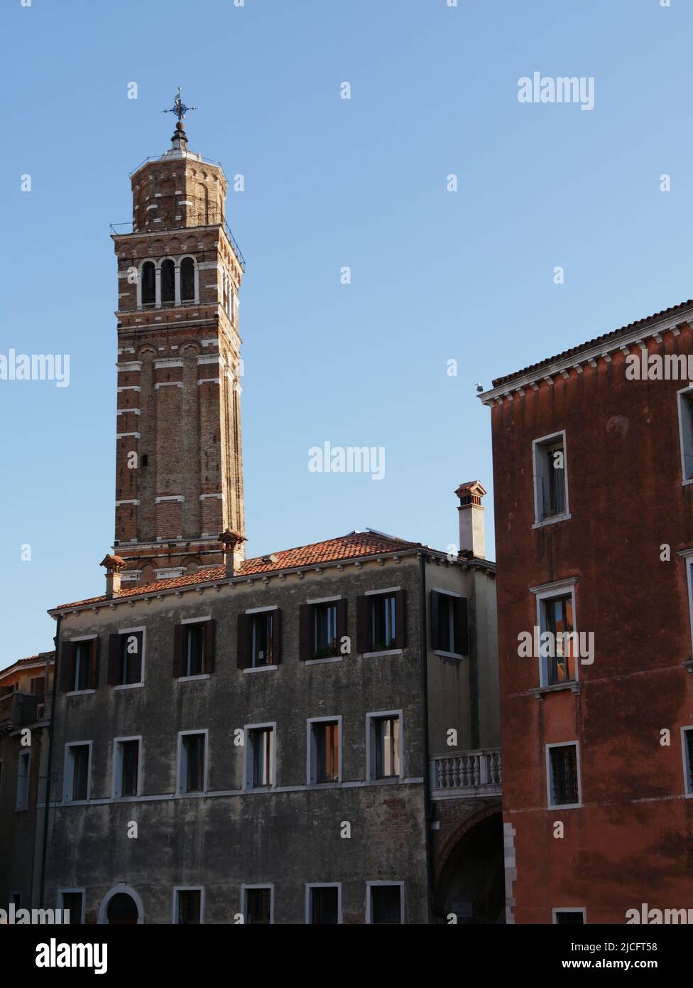 Venezia e la sua laguna sono Patrimonio Mondiale UNESCO. Venezia si sviluppa su 118 isolette. Foto Stock