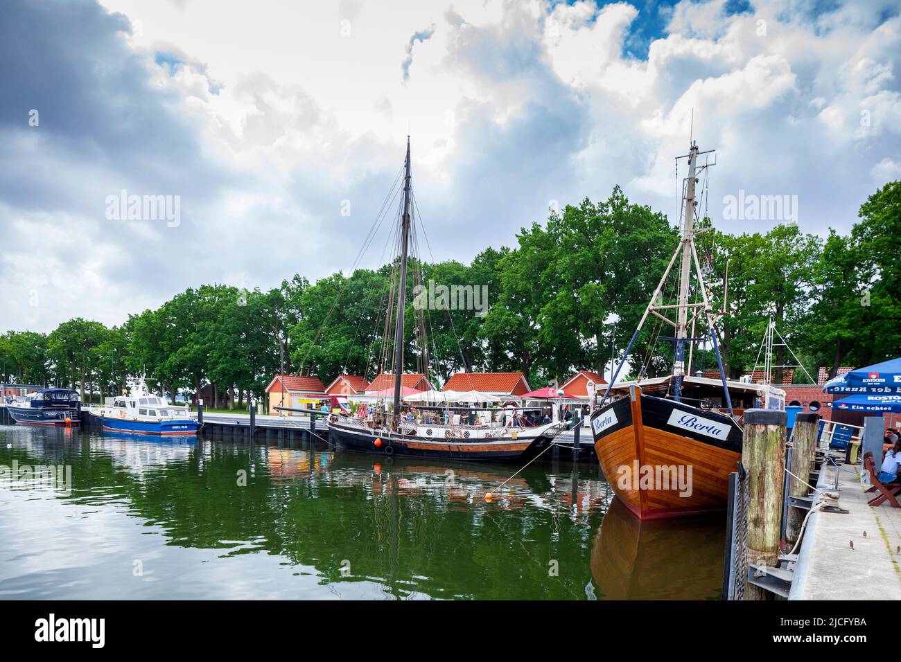 Port Lauterbach, Rügen, Meclemburgo-Pomerania occidentale, Germania Foto Stock