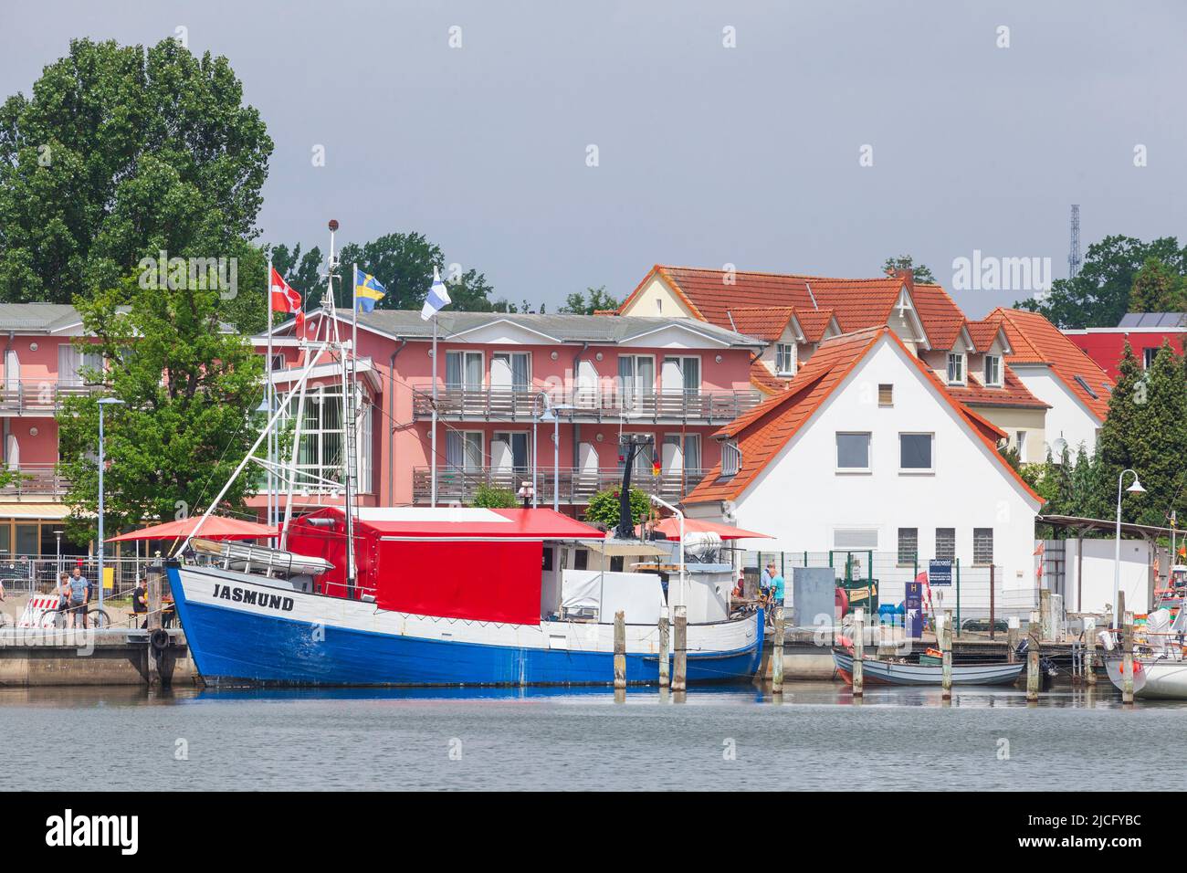Port Lauterbach, Rügen, Meclemburgo-Pomerania occidentale, Germania Foto Stock