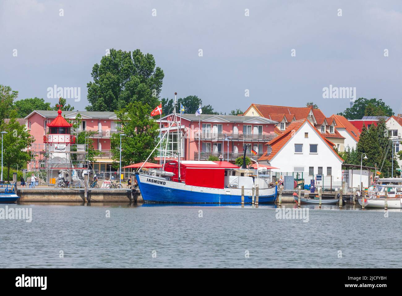 Port Lauterbach, Rügen, Meclemburgo-Pomerania occidentale, Germania Foto Stock