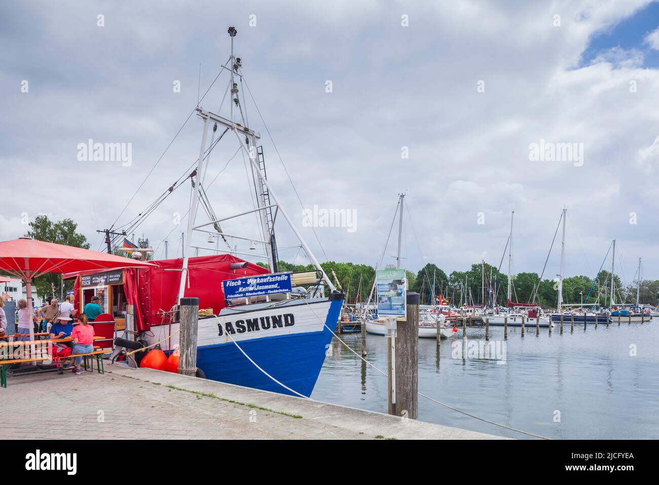 Port Lauterbach, Rügen, Meclemburgo-Pomerania occidentale, Germania Foto Stock