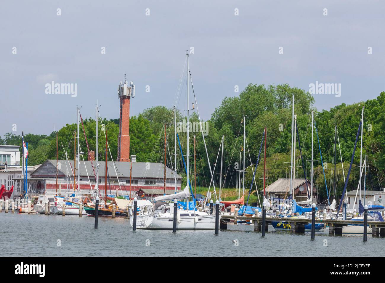 Port Lauterbach, Rügen, Meclemburgo-Pomerania occidentale, Germania Foto Stock