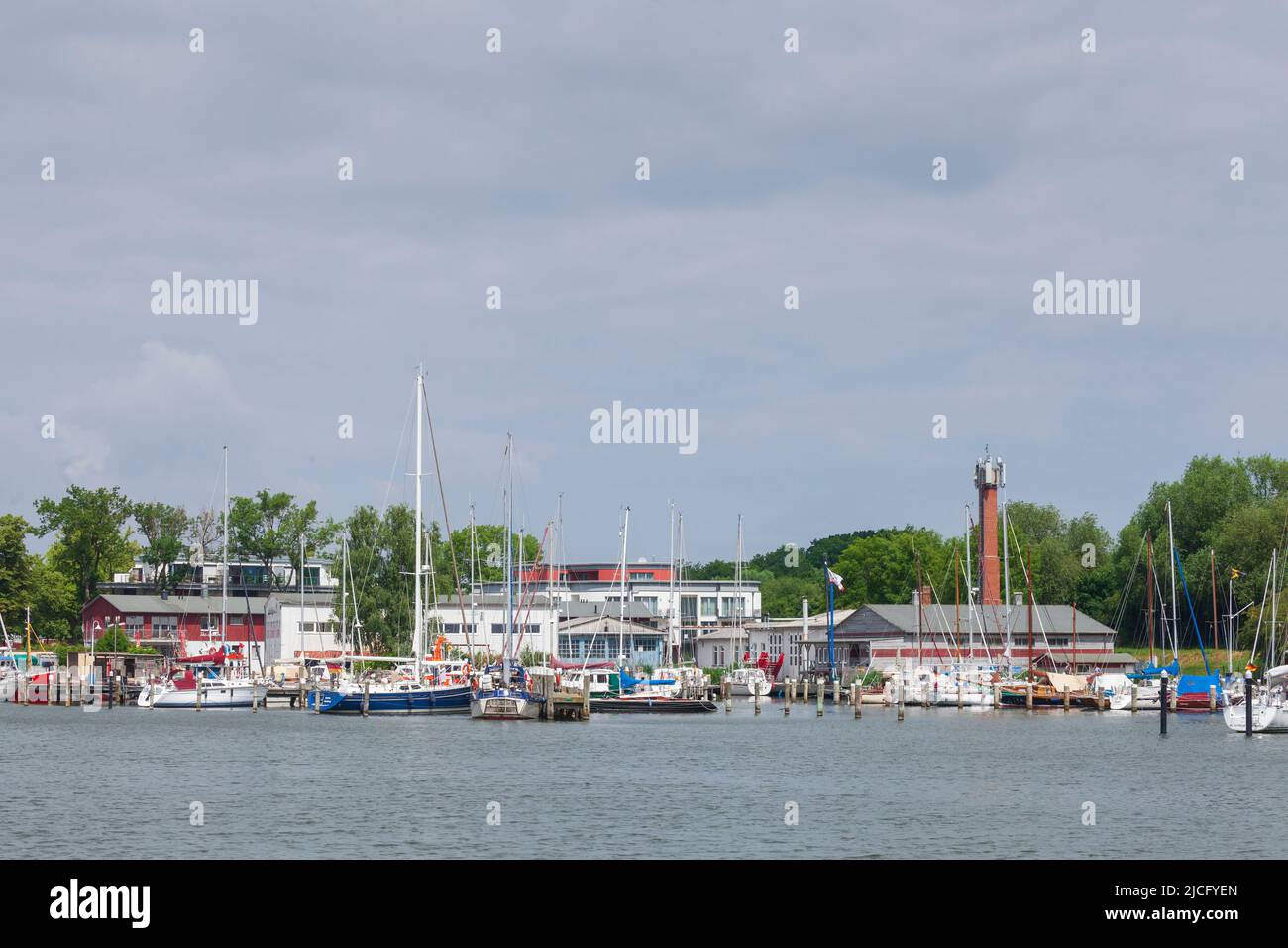 Port Lauterbach, Rügen, Meclemburgo-Pomerania occidentale, Germania Foto Stock