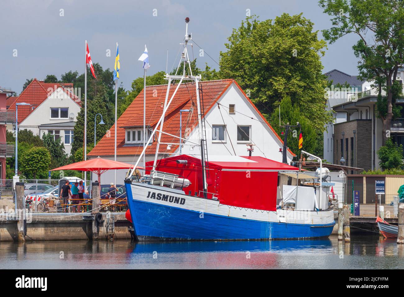 Port Lauterbach, Rügen, Meclemburgo-Pomerania occidentale, Germania Foto Stock