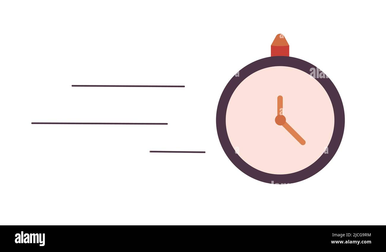 Servizio espresso di consegna di cibo. Spedizione rapida degli ordini, illustrazione vettoriale degli ordini online Illustrazione Vettoriale