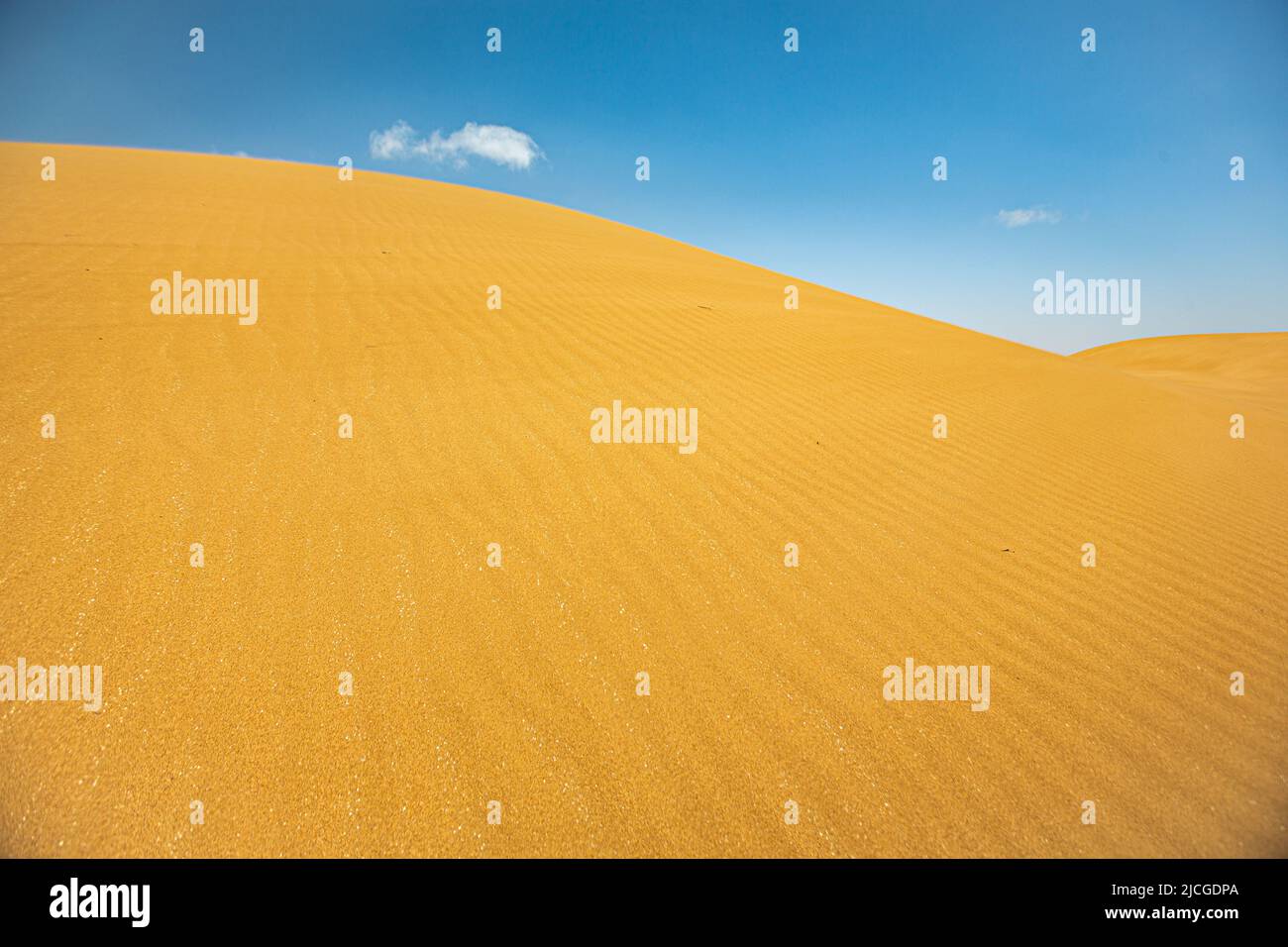 Le dune di sabbia del deserto marocchino del sahara Foto Stock