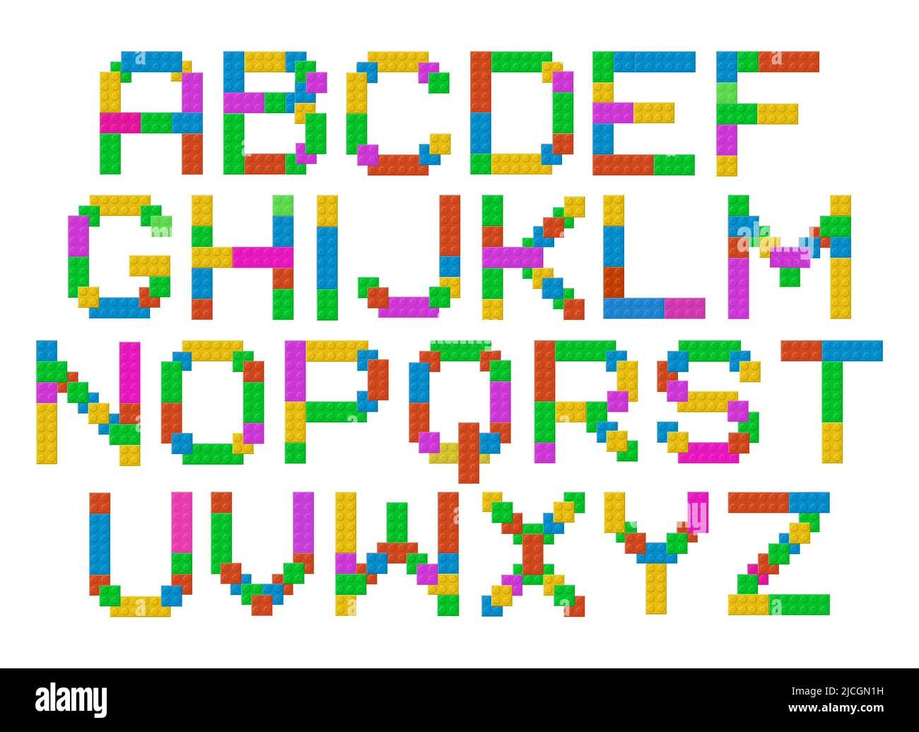 Immagine carattere LEGO Illustrazione Vettoriale