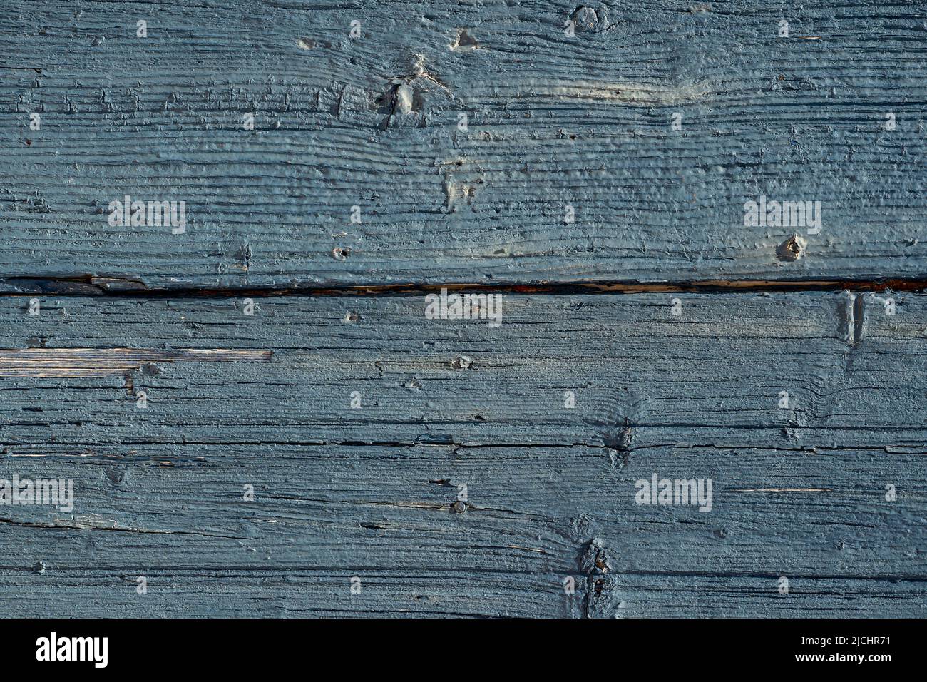 Legno tavole texture sfondo. Superficie ruvida di legno vecchio di colore blu Foto Stock