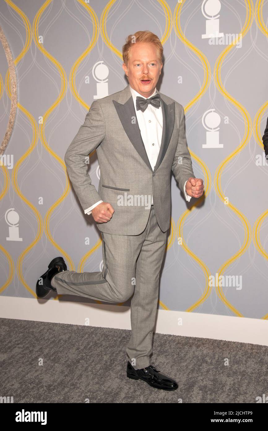 New York, Stati Uniti. 12th giugno 2022. Jesse Tyler Ferguson partecipa ai Tony Awards annuali 75th alla radio City Music Hall di New York. Credit: SOPA Images Limited/Alamy Live News Foto Stock