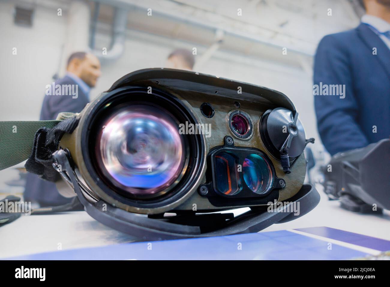 Sistema robotizzato autonomo. Industria militare. Foto Stock