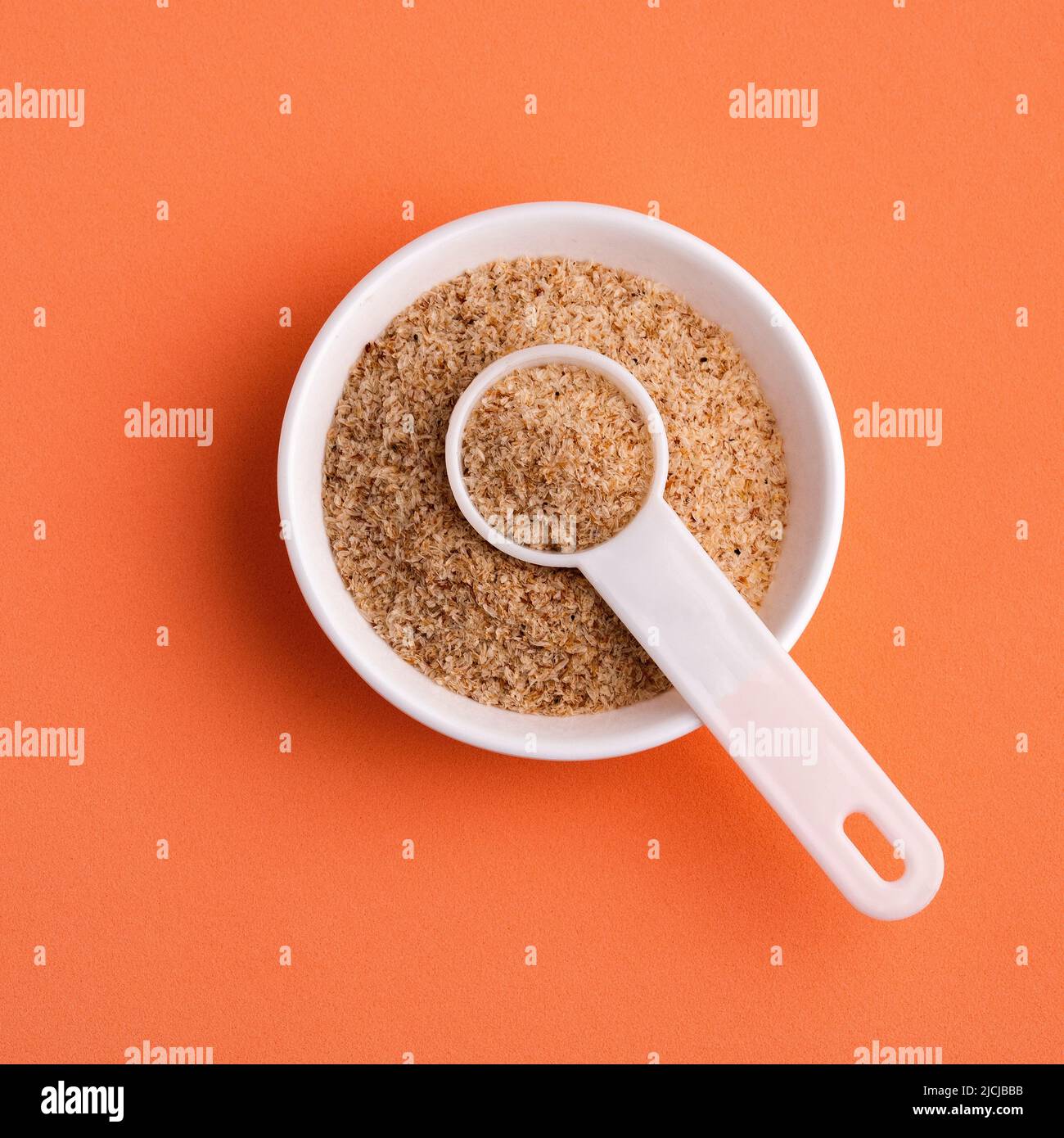 Fibra di guscio di Psycho asciutta per alleviare la costipazione Foto Stock