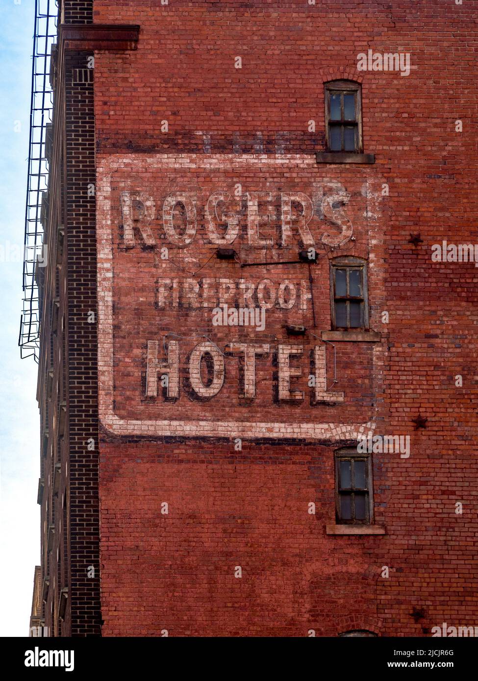 Rogers fireproof Hotel, Wheeling, West Virginia Foto Stock