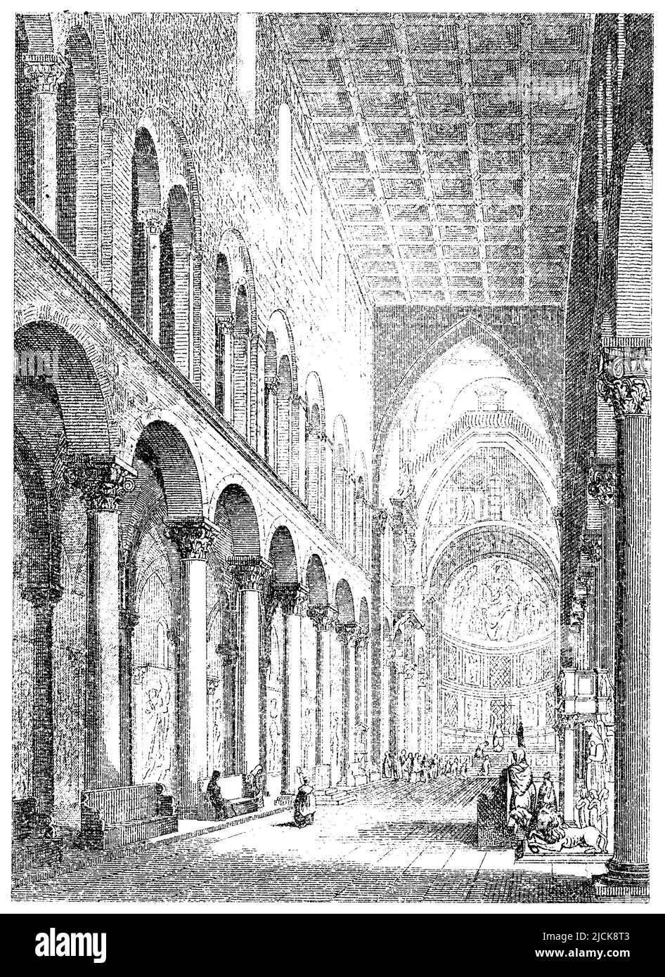 Cattedrale di Pisa, Italia, interno, , (libro di foto, ), Dom zu Pisa, Italien, Innenansicht, Dôme de Pise, Italie, Interieur Foto Stock