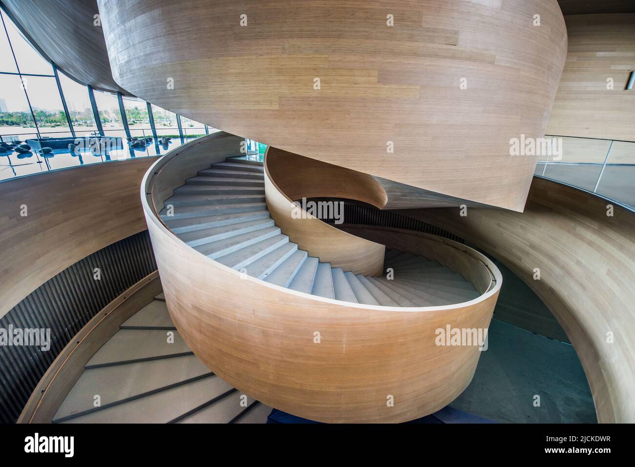 Chengdu tianfu museo d'arte nel parco Foto Stock