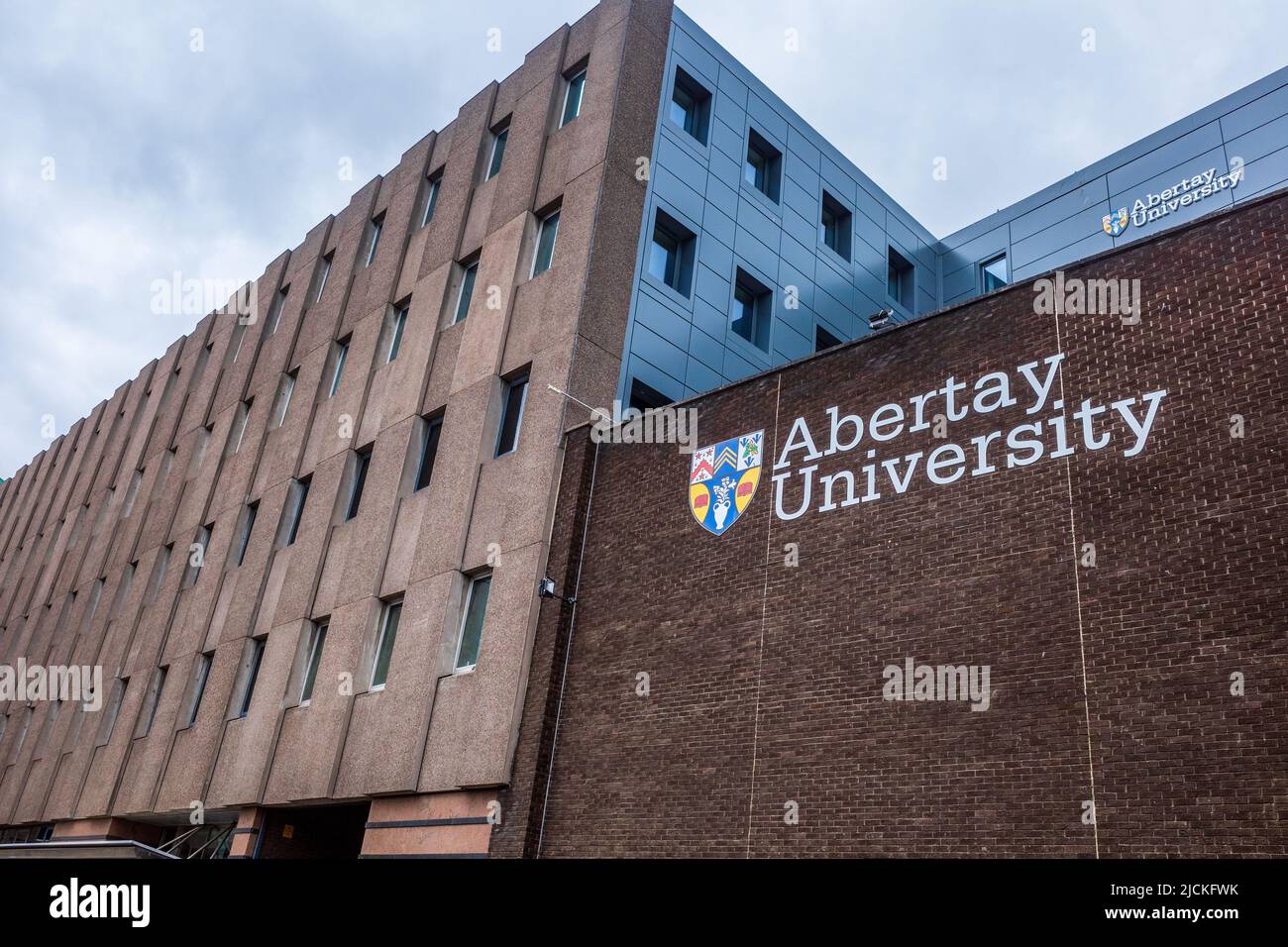 Abertay University Dundee - fondata nel 1888 come Dundee Institute of Technology, divenne Abertay University nel 1994. Foto Stock