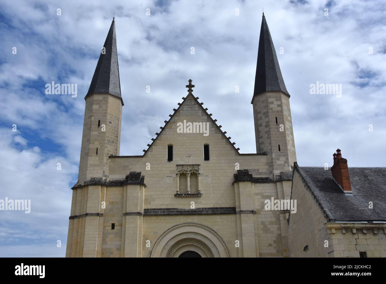 Abbazia di Fontevraud, paese della Loira, Francia Foto Stock