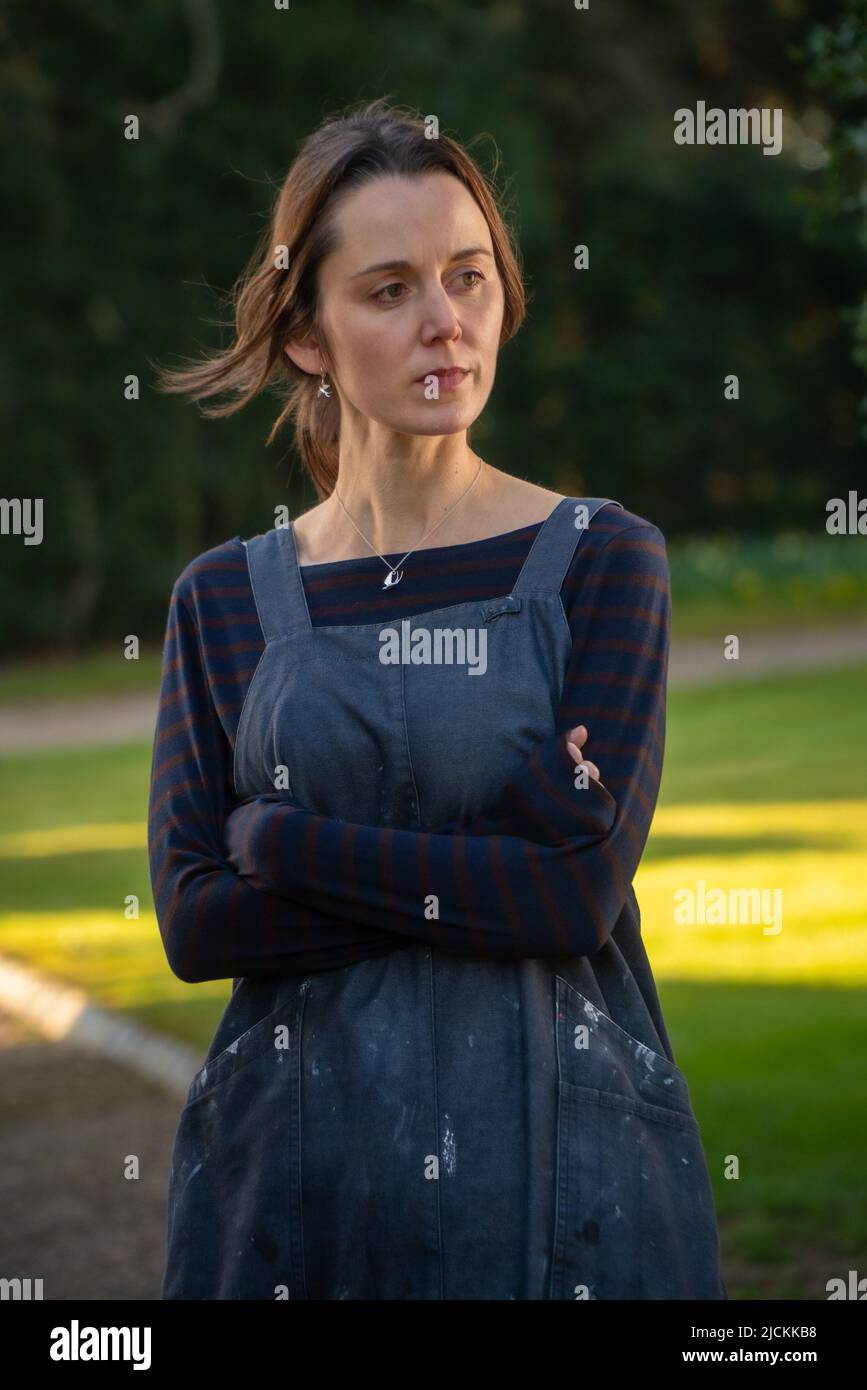 Emily Bevan di Midsomer uccide gli omicidi dello Spaventapasseri Foto Stock