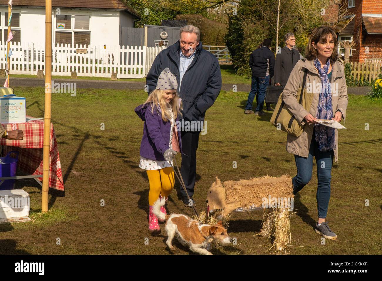 Midsomer uccide gli assassini di Scarecrow Foto Stock