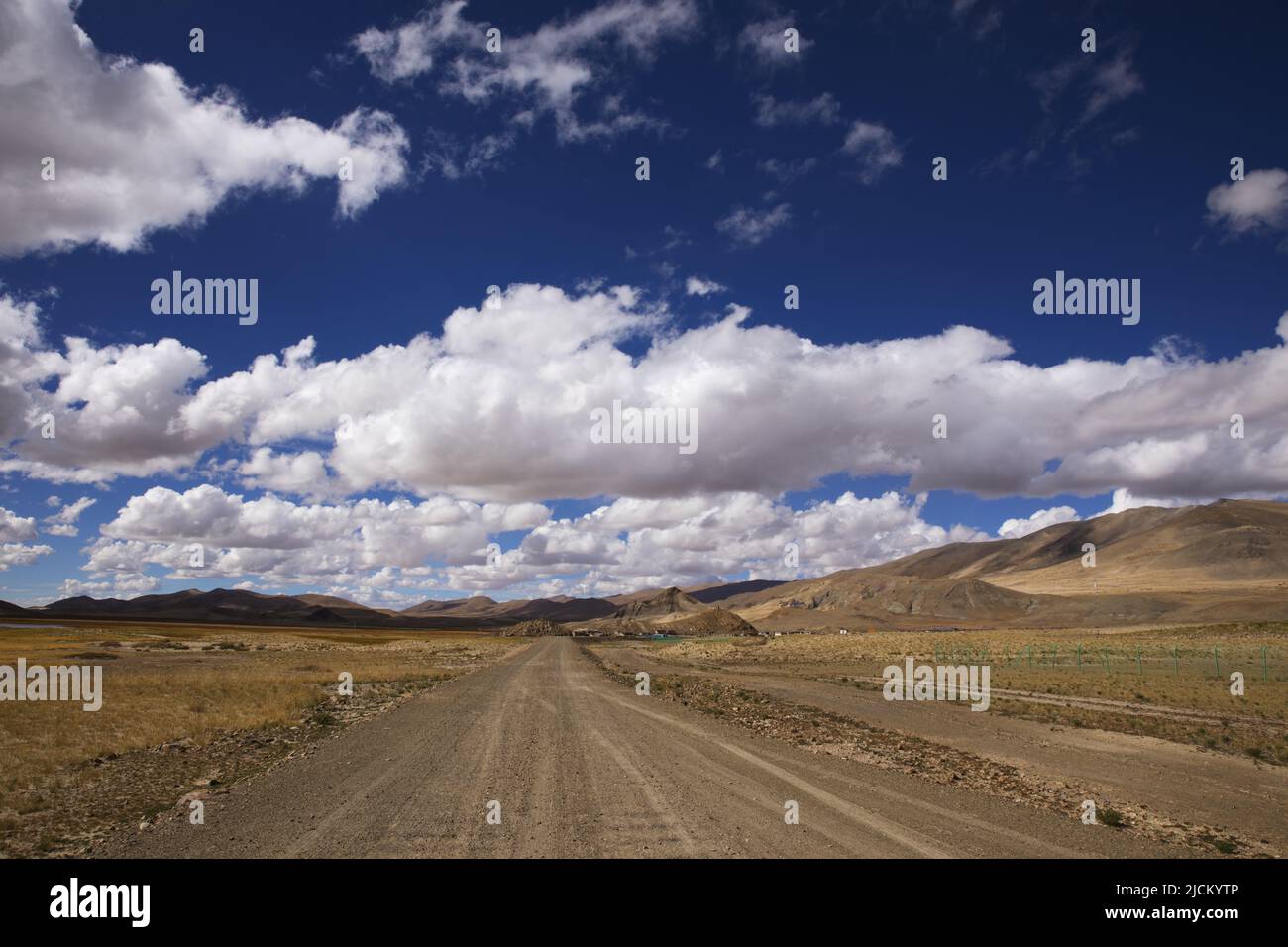 La strada del Tibet Foto Stock