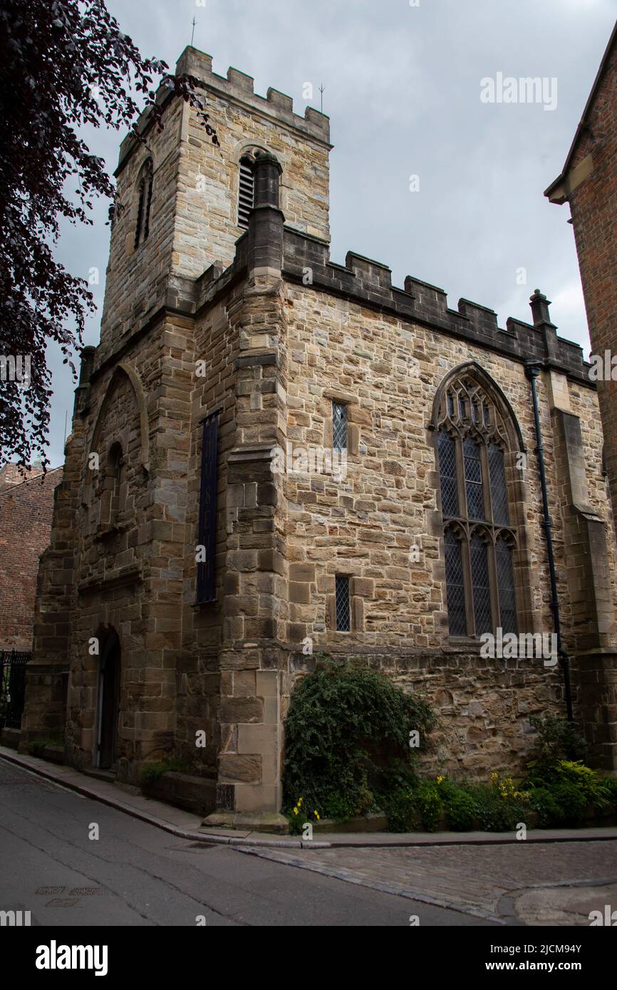 Durham Museum and Heritage Center nella chiesa di St Mary-le-Bow, Durham, Inghilterra, Regno Unito Foto Stock