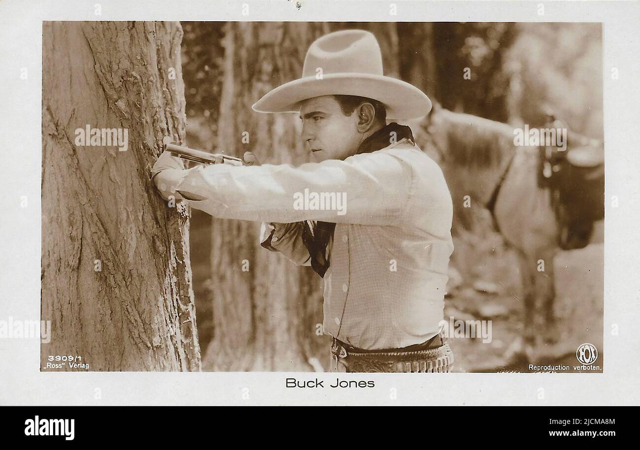 Buck Jones - era Silent di Hollywood Foto Stock