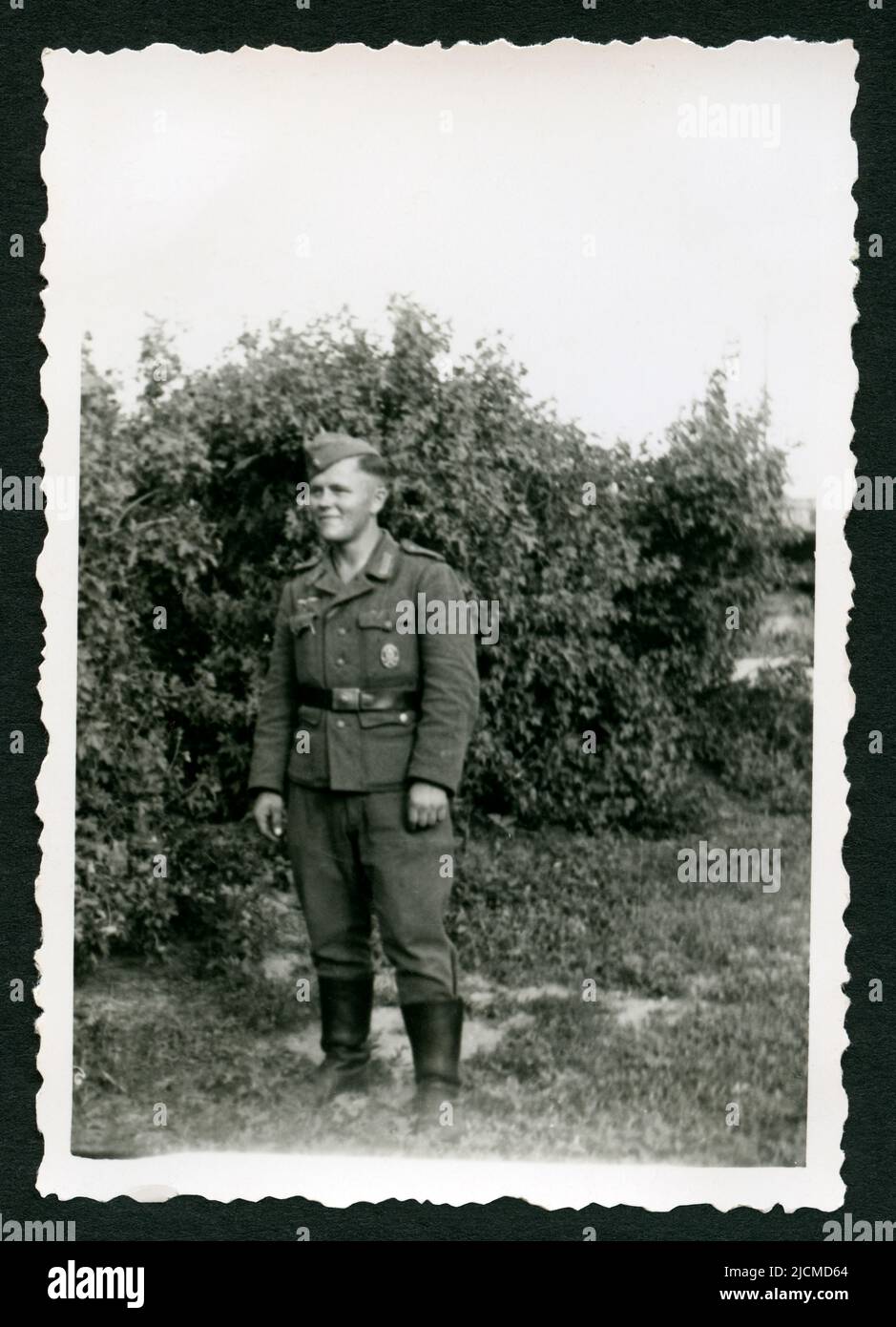 Europa, Ucraina, Charkow, 2. Weltkrieg, deutscher Soldaten , Pionier, fotografiert von dem Pionier Bruno Feltz / Europe, Ucraina, Kharkiv, WW II , soldato tedesco , pioneer, fotografo il pioniere Bruno Feltz . Foto Stock