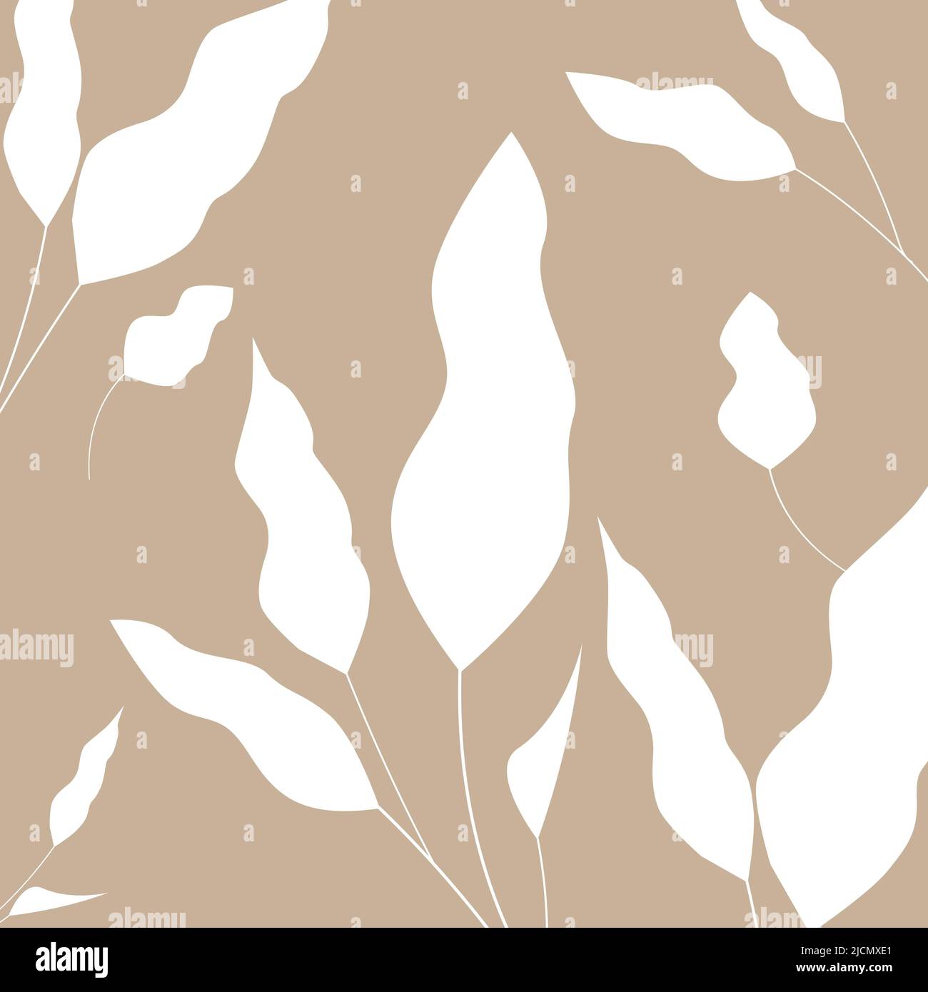 Motivi floreali senza cuciture botaniche. Modello elegante per stampe tessili. Stampa con disegno a mano Illustrazione Vettoriale