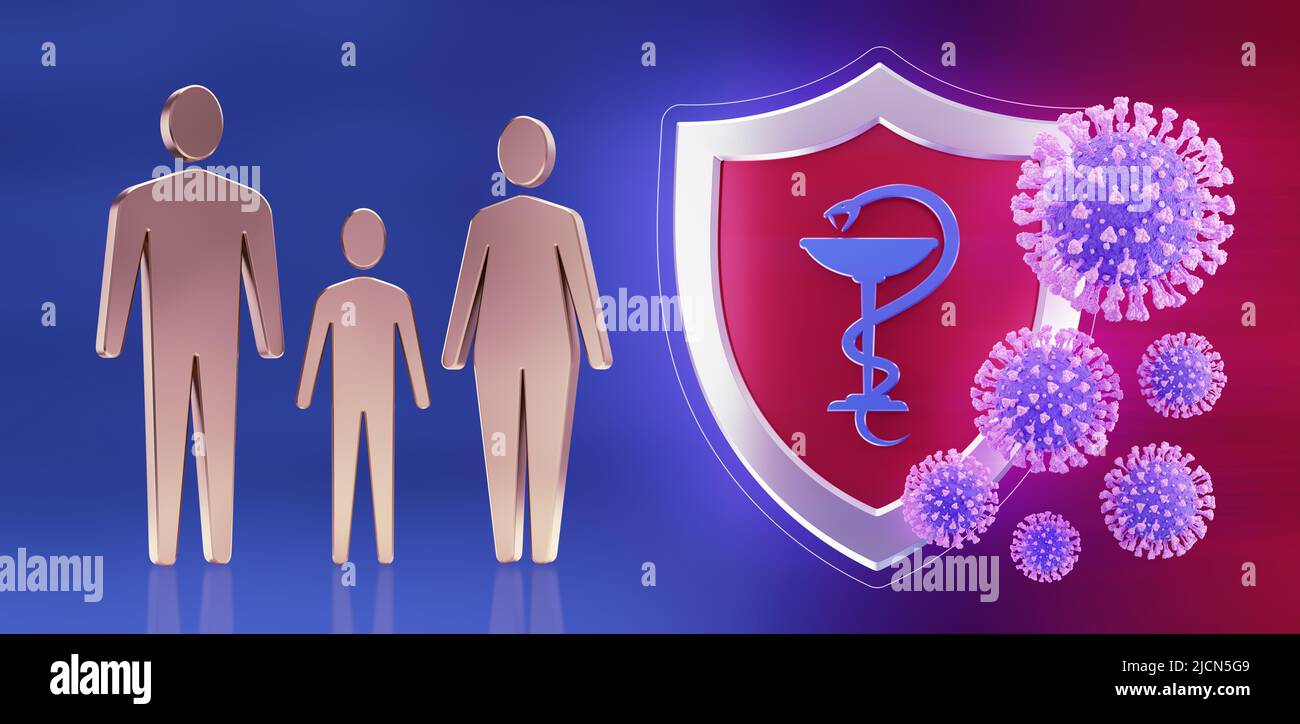 Sicurezza medica tramite farmaci antivirali Foto Stock