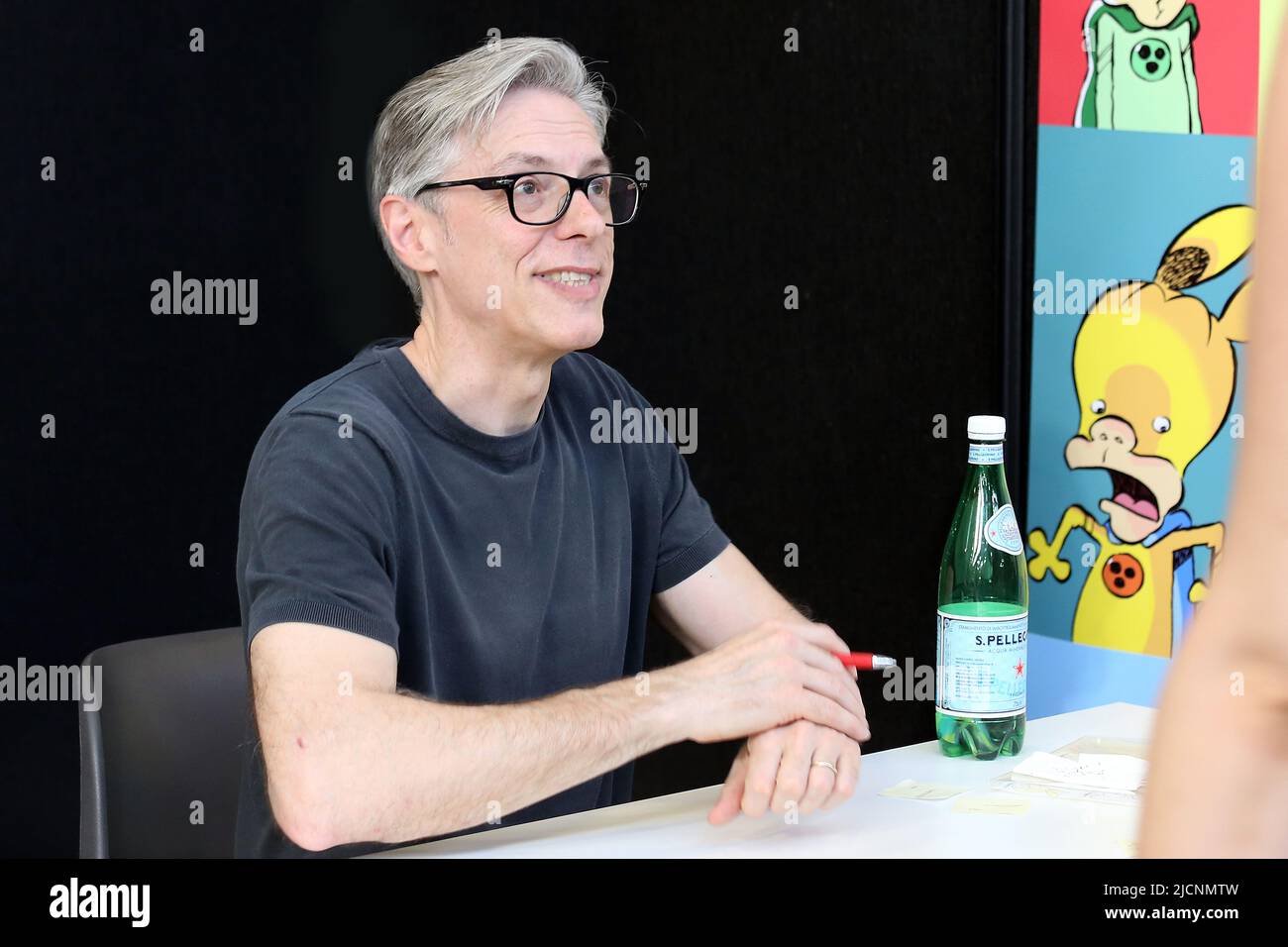 Torino, Italia. 11th giugno 2022. Il famoso cartoonista Leo Ortolani ha firmato copie a Torino Comics (Credit Image: © Daniela Parra Saiani/Pacific Press via ZUMA Press Wire) Foto Stock