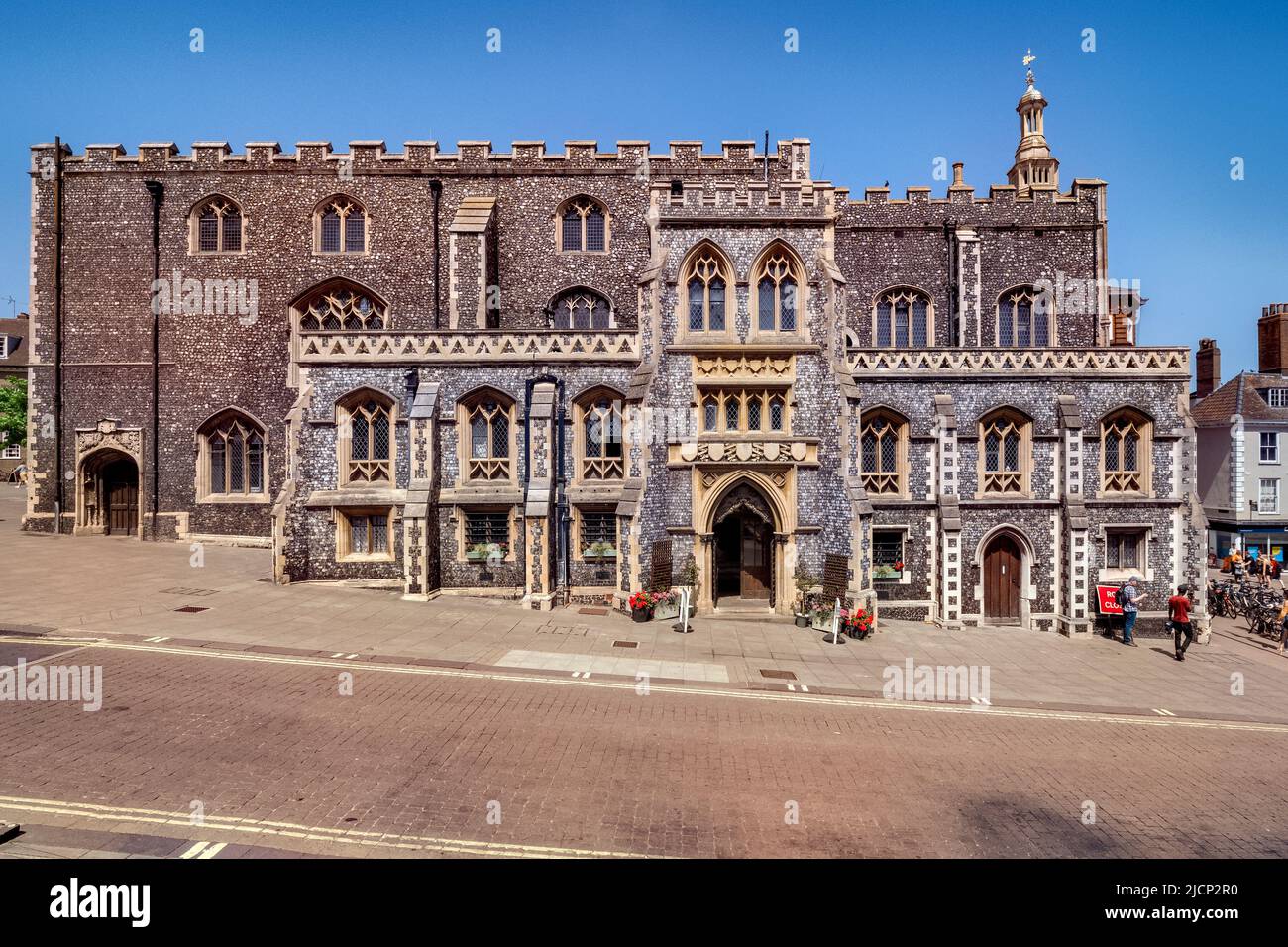 29 giugno 2019: Norwich, Norfolk, UK - The Guildhall, l'ex ufficio governativo locale del 15th secolo, a Jail Hill, Norwich. Foto Stock